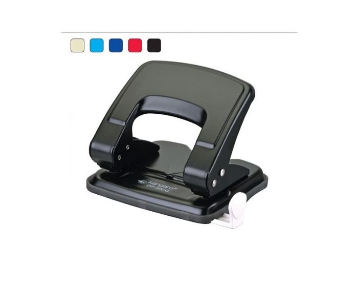 Perforateur de bureau 2 trous en métal KANGARO DP-600G - 22 feuilles – Image 1