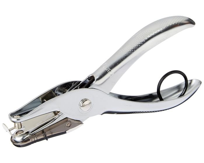 Perforateur de bureau 1 trou en métal KANGARO ONE-HOLE - 10 feuilles – Image 1