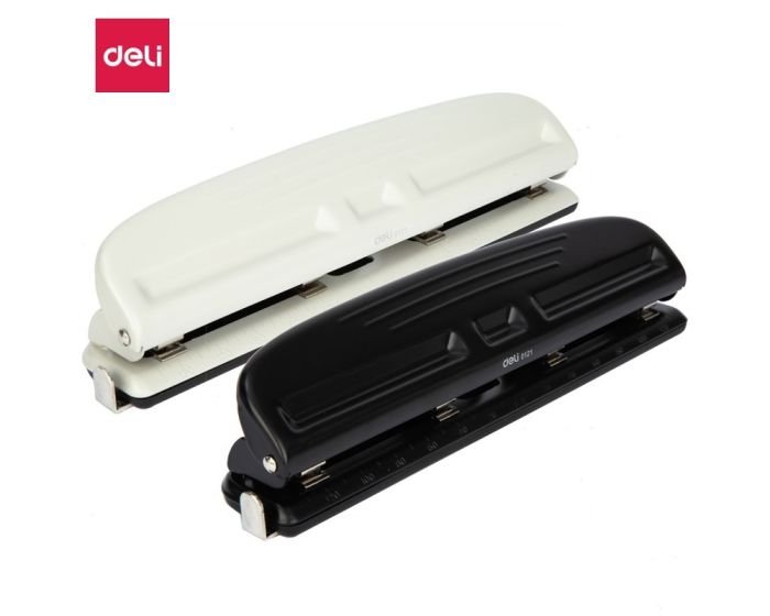 Perforateur de bureau 4 trous Deli-E0121 - 10 feuilles – Image 1