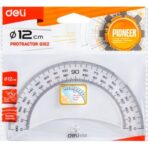 Rapporteur DELI Pioneer en plastique 12 cm