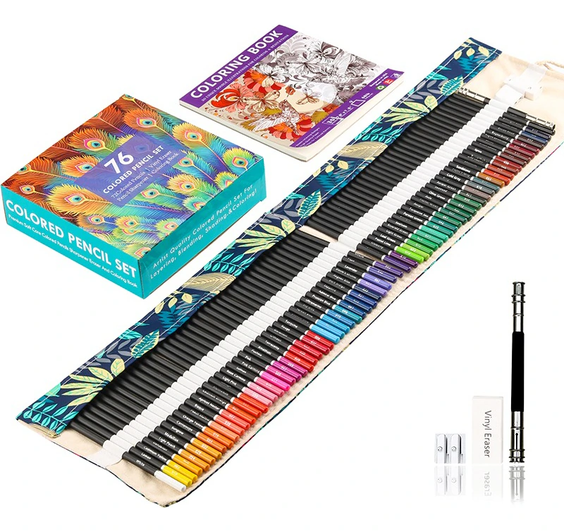 1125023-foto-1-77cf959e05fe19b7d717825232442954-1024-1024 Coffret de 48 Crayons de Couleur Professionnels KALOUR Premium – Boîte Métallique – Image 1