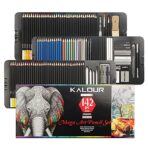 Coffret de 142 Crayons de Couleur Professionnels Sabahz Trading Premium