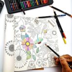 Coffret de Dessin Professionnel 76 Pièces – Kit Complet d'Esquisse avec Carnet et Accessoires – Image 3