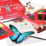 Coffret de 180 Crayons de Couleur Professionnels KALOUR Premium – Boîte Métallique – Image 2