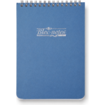 Bloc-Notes Sténo Mintra B6 Spirale – 80 Feuilles Lignées Bleu