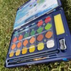 4 Kit d'Aquarelle de Voyage Giorgione - Palette Métallique avec Pinceau à Réservoir d'Eau – Image 6