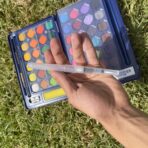 4 Kit d'Aquarelle de Voyage Giorgione - Palette Métallique avec Pinceau à Réservoir d'Eau – Image 10