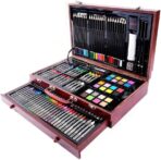 Ensemble de Dessin en Bois 145 Pièces – Studio d’Art Portable