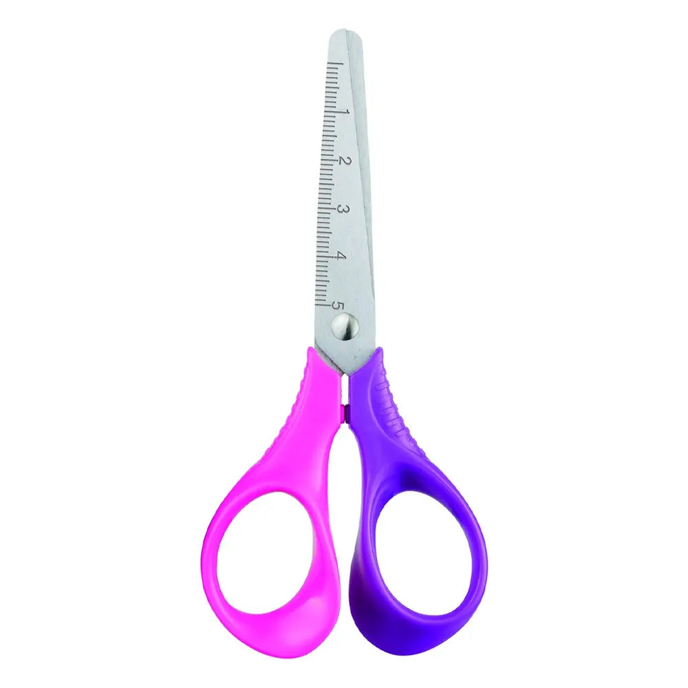 Titre11_4eb13148-4960-4ae1-8f24-8b84ff3b115c (1) M.School Ciseaux Rond 13 cm - Rose & Mauve – Image 1